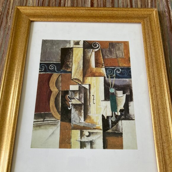 Violin and Guitar Framed Art Print Pablo Picasso PF554 Bruce McGaw Publications - Picture 4 of 5